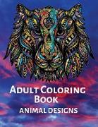 Adult Coloring Book ANIMAL DESIGNS