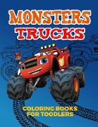 Monsters Trucks Coloring Books For Toddlers