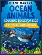 Ocean animals coloring book for kids