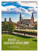 Einschreibkalender Dresden und Sächsische Schweiz (Elbsandsteingebirge) 2022