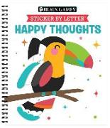 Brain Games - Sticker by Letter: Happy Thoughts
