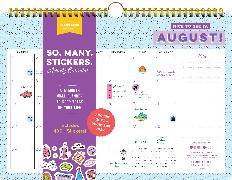 So. Many. Stickers. Activity Calendar 2021-2022: A 17-Month Wall Calendar to Keep Track of Your Life