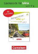 Perspectives - Allez-y !, B1, Kurs- und Übungsbuch als E-Book mit Audios und Videos, Gedruckter Lizenzcode für BlinkLearning (24 Monate für Lehrkräfte)