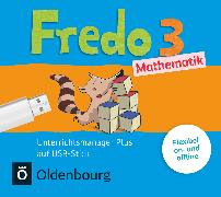 Fredo - Mathematik, Ausgabe A - 2015, 3. Schuljahr, Unterrichtsmanager Plus auf USB-Stick, Inkl. E-Book als Zugabe und Begleitmaterialien