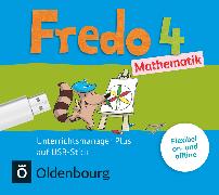 Fredo - Mathematik, Ausgabe B für Bayern, 4. Jahrgangsstufe, Unterrichtsmanager Plus auf USB-Stick, Inkl. E-Book als Zugabe und Begleitmaterialien
