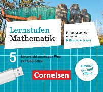 Lernstufen Mathematik, Mittelschule Bayern 2017, 5. Jahrgangsstufe, Unterrichtsmanager Plus auf USB-Stick, Inkl. E-Book als Zugabe und Begleitmaterialien