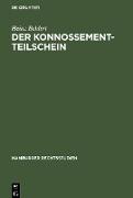 Der Konnossement-Teilschein