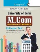 Delhi University (DU) M.Com Entrance Test Guide