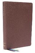 NET Bible, Thinline Large Print, Genuine Leather, Brown, Comfort Print