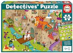 Schloss 50 Teile Detektiv Puzzle