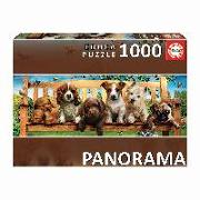 Welpen Strand 1000 Teile Panorama Puzzle