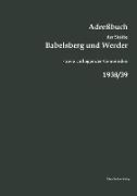 Adreßbuch der Städte Babelsberg und Werder, 1938/39