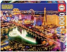 Educa - Las Vegas 1000 Teile Nachtleuchtpuzzle