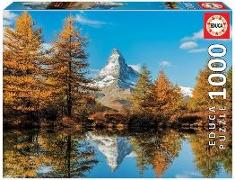 Educa - Matterhorn im Herbst 1000 Teile Puzzle