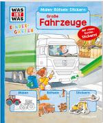 WAS IST WAS Kindergarten Malen Rätseln Stickern Große Fahrzeuge