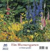 Ein Blumengarten 2022 - Postkartenkalender