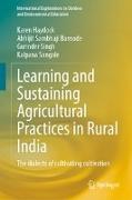 Learning and Sustaining Agricultural Practices