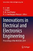 Innovations in Electrical and Electronics Engineering