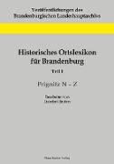 Historisches Ortslexikon für Brandenburg, Teil I, Prignitz N-Z