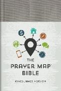 The KJV Prayer Map(r) Bible [Gray Weave]