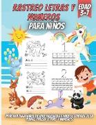 Rastreo Letras Y Numeros: Libro de Actividades Para Preescolares, Guarderías Y Niños de 3-5 Años