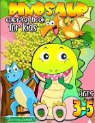 Dinosaur Coloring Book for Kids Ages 3-5