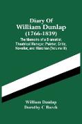 Diary Of William Dunlap (1766-1839)