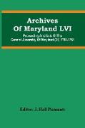 Archives Of Maryland LVI , Proceeding And Acts Of The General Assembly Of Maryland (26) 1758-1761