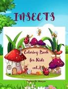 Insects Coloring Book for Kids vol.2