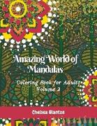 Amazing World of Mandalas Coloring Book for Adults Volume 2
