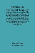 Anecdotes Of The English Language