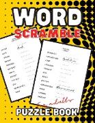 Word Scramble Puzzle Book For Adults