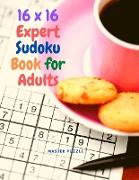 16 x 16 Expert Sudoku Book for Adults