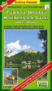 Radwander- und Wanderkarte Wälder um Zwickau, Werdau und Greiz und Umgebung 1 : 35 000