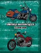 Vintage Motorcycle Coloring Book