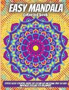 Easy Mandala Coloring Book