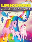 Unicorn Coloring Book for Kids Ages 4-8