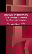 Criminal Investigations for Appeals