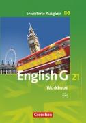 English G 21, Erweiterte Ausgabe D, Band 3: 7. Schuljahr, Workbook mit Audios online