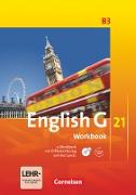 English G 21, Ausgabe B, Band 3: 7. Schuljahr, Workbook mit CD-ROM und Audios online
