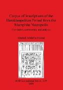 Corpus of Inscriptions of the Herakleopolitan Period from the Memphite Necropolis