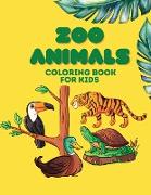 Zoo Animals Coloring book for kids