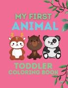 My first Animal Toddler Coloring book