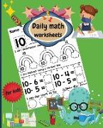 Daily math worksheets for kids
