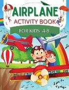 Airplane Activity Book for Kids age 4-8