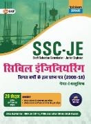 SSC JE Paper I 2020 - Civil Engineering - 29 Solved Papers 2008-18 (2008 to 2013 available Online) Hindi