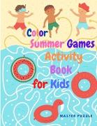 Color Summer Games Activity Book for Kids