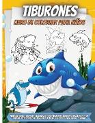 Tiburones Libro De Colorear Para Niños