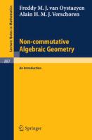 Non-commutative Algebraic Geometry