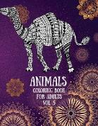 Animals Coloring Book For Adults vol. 5